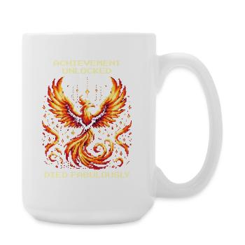 Unlocked Achievement: Fabulous Death | RPG - Large Mug 440 ml - white - Right