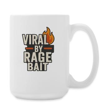 Viral von Rage Bait, Lustig - Große Tasse 440 ml - Weiß - Rechts