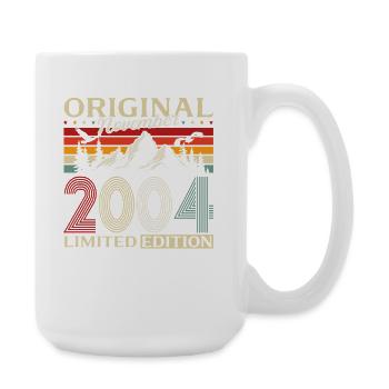 21st Birthday Original November Vintage 2004 - Large Mug 440 ml - white - Right