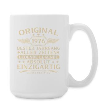 Millésime 1976 Né Légende vivante Anniversaire - Grande tasse 440 ml - blanc - Droite