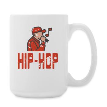 Urban Flow Expression Microphone Freestyle - Große Tasse 440 ml - Weiß - Rechts