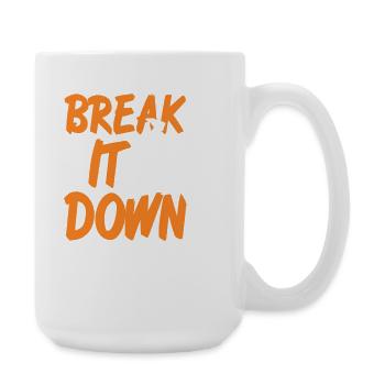Break It Down Rhythm Motion Dance Power - Große Tasse 440 ml - Weiß - Rechts