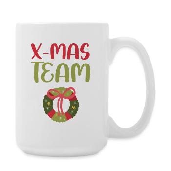 X-Mas Team - Große Tasse 440 ml - Weiß - Rechts