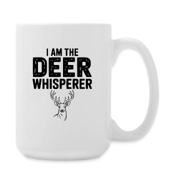 Je suis le chuchoteur de cerfs - Grande tasse 440 ml - blanc - Droite