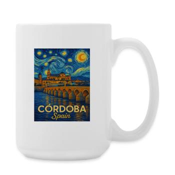 Cordoba Spanien - Große Tasse 440 ml - Weiß - Rechts