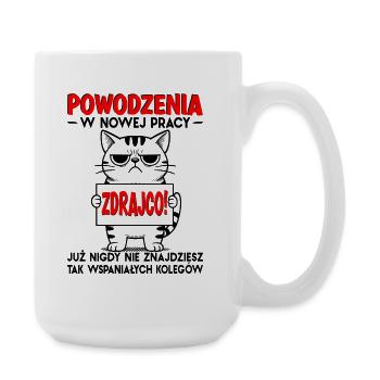 Nouveau travail Adieu Cadeau d’adieu Collègue - Grande tasse 440 ml - blanc - Droite