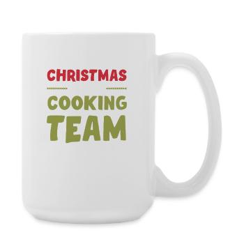 Équipe de pâtisserie de Noël - Grande tasse 440 ml - blanc - Droite