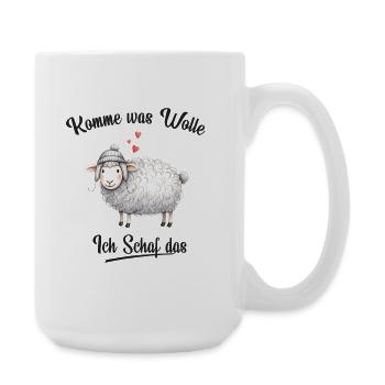 Come what do I want sheep that - Large Mug 440 ml - white - Right
