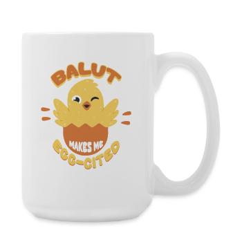Balut me fait un œuf Cité Philippines - Grande tasse 440 ml - blanc - Droite