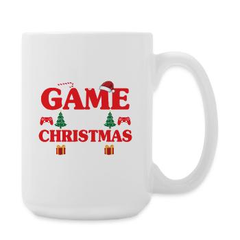 Ich habe mein Spiel für Heiligabend pausiert Gaming Gamer - Große Tasse 440 ml - Weiß - Rechts