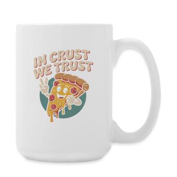 Retro Pizza - Large Mug 440 ml - white - Right