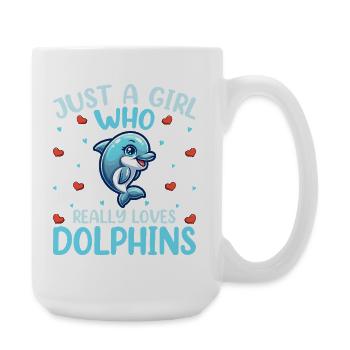 Dauphin - Grande tasse 440 ml - blanc - Droite