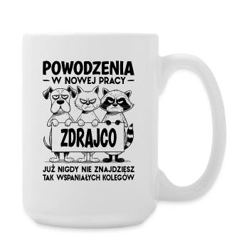 Nouveau travail Adieu Cadeau d’adieu Collègue - Grande tasse 440 ml - blanc - Droite