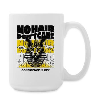 No Hair Don't Care Sphynx Cat - Große Tasse 440 ml - Weiß - Rechts