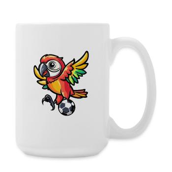 Parrot Soccer - Large Mug 440 ml - white - Right