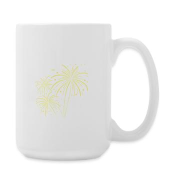 Happy New Year Fireworks 2026 - Large Mug 440 ml - white - Right