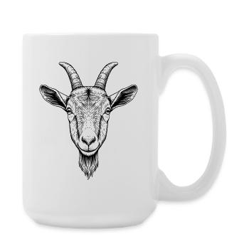 Chèvre - Grande tasse 440 ml - blanc - Droite