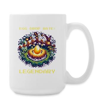 Legendary Egg Rate | Gamer Humor - Large Mug 440 ml - white - Right