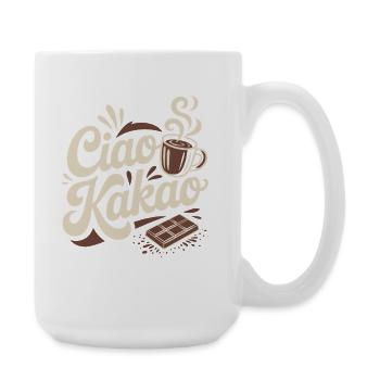 Ciao Cacao Chocolat chaud Chocolat chaud Au revoir - Grande tasse 440 ml - blanc - Droite