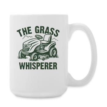 The Grass Whisperer - Large Mug 440 ml - white - Right