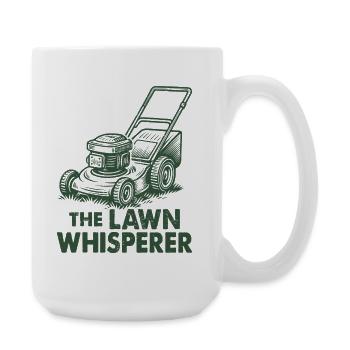 The Lawn Whisperer - Große Tasse 440 ml - Weiß - Rechts