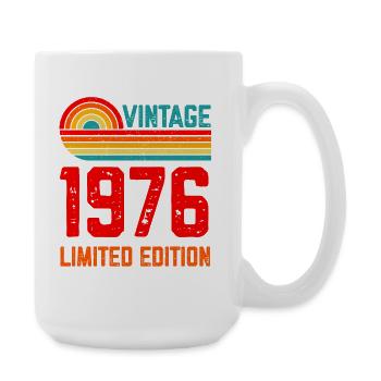 Vintage 1976 Limited Edition 50th Anniversary - Large Mug 440 ml - white - Right