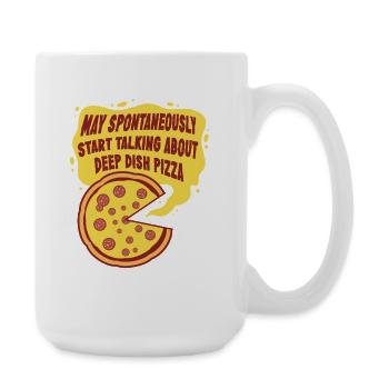Plat profond Pizza Chicargo - Grande tasse 440 ml - blanc - Droite