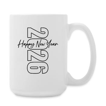 Happy New Year 2026 - Large Mug 440 ml - white - Right
