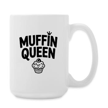 Reine des muffins - Grande tasse 440 ml - blanc - Droite