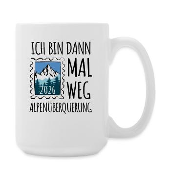 Crossing the Alps 2026 - Hiking - Large Mug 440 ml - white - Right