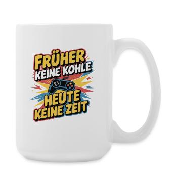 Lustiger Gaming-Spruch für Retro-Fans und Nerds - Große Tasse 440 ml - Weiß - Rechts