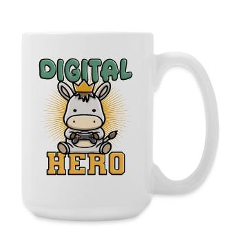 Jeux vidéo - Grande tasse 440 ml - blanc - Droite
