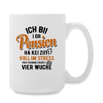 I bii i dr Pension - Swiss - Large Mug 440 ml - white - Right
