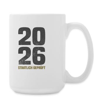 State-certified technician - Large Mug 440 ml - white - Right