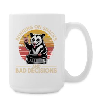 Funny Opossum - Large Mug 440 ml - white - Right