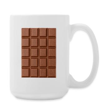 chocolat - Grande tasse 440 ml - blanc - Droite