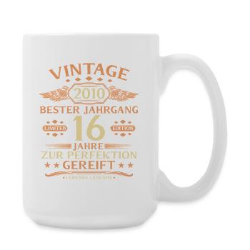 16th Birthday Living Legend since 2010 - Large Mug 440 ml - white - Right