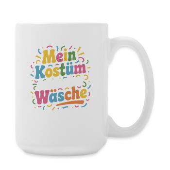 Mon costume est dans la lessive Drôle de dicton - Grande tasse 440 ml - blanc - Droite