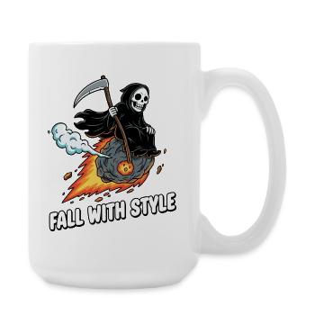 Style fusée Grim Reaper - Grande tasse 440 ml - blanc - Droite