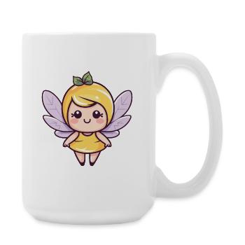 Fee Niedlich Märchen - Große Tasse 440 ml - Weiß - Rechts