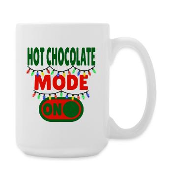 Hot Chocolate Mode ON - Large Mug 440 ml - white - Right