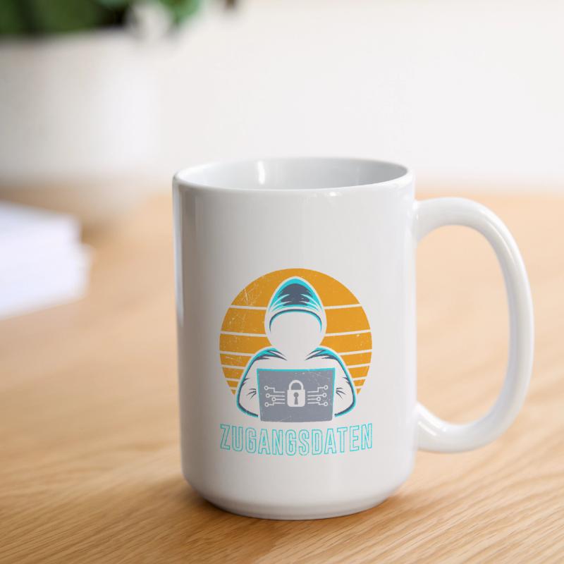 Science Coder BIN DER HERR DEINER ZUGANGSDATEN Große Tasse 440 ml