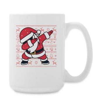 Noël Pull Moche Tamponner Cadeau Noël du Père Noël - Grande tasse 440 ml - blanc - Droite