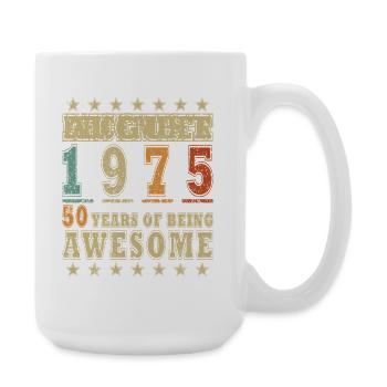Gift december 1975 - Large Mug 440 ml - white - Right