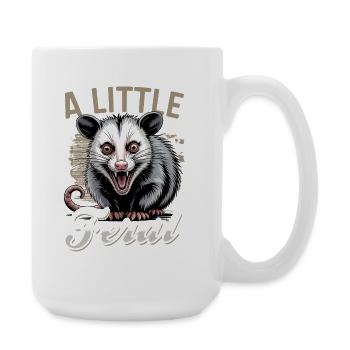 Funny Opossum - Large Mug 440 ml - white - Right