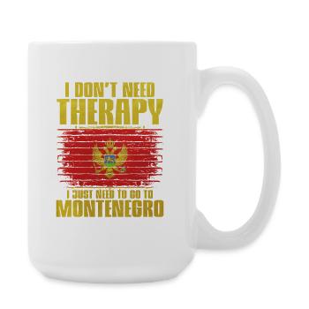 Montenegro Reisetraum Shirt - Große Tasse 440 ml - Weiß - Rechts
