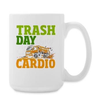 La Journée des Déchets est ma journée préférée - Grande tasse 440 ml - blanc - Droite