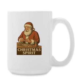 christmas spirit - Large Mug 440 ml - white - Right