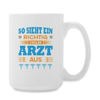 Pflegerin Geschenke Pflege Lustig Krankenpflegerin - Große Tasse 440 ml - Weiß - Rechts