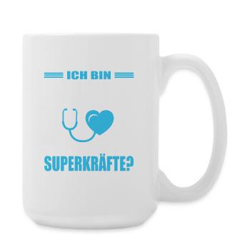 Pflegerin Geschenke Pflege Lustig Krankenpflegerin - Große Tasse 440 ml - Weiß - Rechts